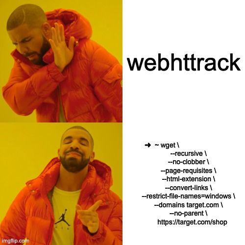 [linux] Scrape entire website with a single line command